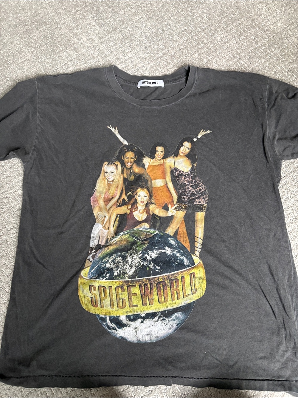Daydreamer Black Spiceworld Graphic Tee with Colorful Print